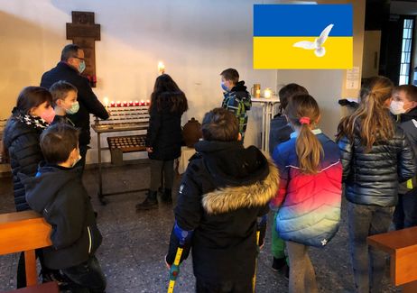 Friedensgebet der Kinder Ukraine